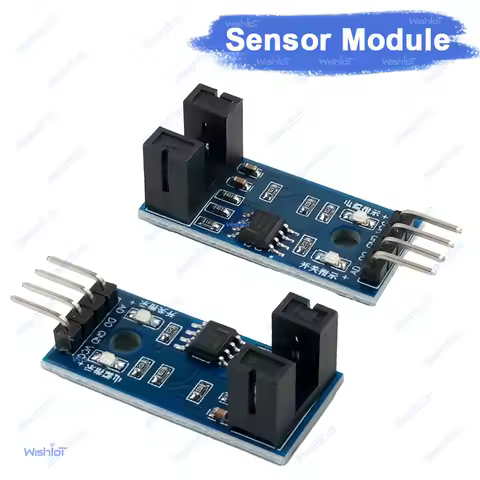 10PCS Speed Sensor Module Slot-type IR Optocoupler LM393 for Arduino Groove Coupler 3.3V-5V Relay Bu