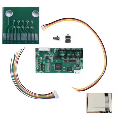 Nes Rgb Output Mod Kit N64 Av Famicom Consoles Chip Video Retro Games Console Nes Pcb Rgb Fc Kit Mot