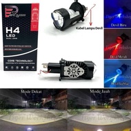 PREMIUM ORIGINAL H4 LED HEADLIGHT EPIC RACING ZE5 ZE5 PRO HIGH LOW AC DC PLUS FULL ALUMINUM COOLING 