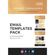 Email newsletter marketing template (MailChimp, HubSpot, Gmail, Outlook, Yahoo, Outlook etc)