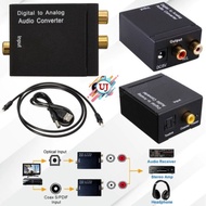 Digital to Analog Audio Converter DAC Coaxial Toslink to RCA Converter