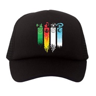Avatar 4 Elements Bender Anime Trucker Hat
