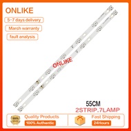 2pcs FOR TCL L32F3800A light strip L32F1608VB L32F3301B light strip 32HR330M07A2 V2