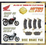 HONDA DISC BRAKE PADS CB400 SUPER 4 ABS 09 - 17 , CB400SF ABS 09 - 17 , CB400SF REVO ABS 09 - 17 GOL