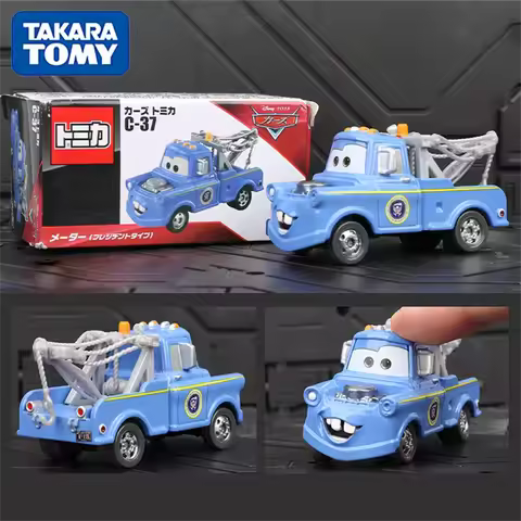 Takara Tomy Tomica Simulation Mini Diecast Alloy Car Model Disney Cars C-37 Mater Collectible Orname