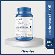 VETWISH Peruvian Anchoveta Fish Oil for Dogs & Cats | Skin & Coat | Reduce Dandruff | For Dogs and C