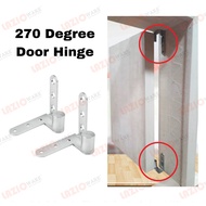 Stainless steel inset 270 rotation degree hidden door shaft pivot door hinge for wooden door