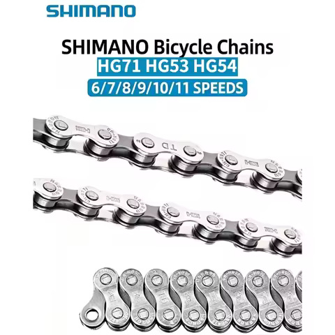 Shimano HG71 HG53 HG54 HG95 6 7 8 9 10 11 Speed Hyperglide Chain for Mountain Road Folding Ebike Rep