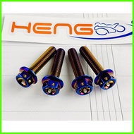 △ ♘ ✲ ️ HENG SHOCK BOLT SET AEROX155/GRAB BAR BOLT NMAX (Set of 4pcs)