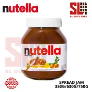 Ferrero Nutella Chocolate Hazelnut Jam (25g/200G/750g/630g/350g/1kg) Nutella Spread Jam Nutella Jam