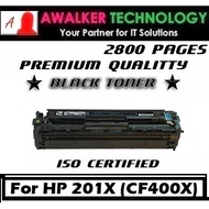 HP 201X ( CF400X ) black laser toner for M252dw M252n M274n M277dw M277n High cap of 201A 201 A X CF