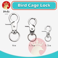 Metal Cage Lock Bird Lock for Rabbit Cage Lock Dog Cage Lock Bird Cage Accessories