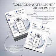 [HEXKIN Official ] Hexkin Collagen Hydra Two-Step Essence Mask | Collagen+Brightening & Moisturizing