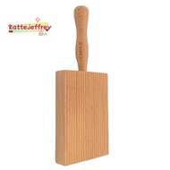 Pasta Making Board, Gnocchi Board, Beech Wood Gnocchi Board Butter Board Dough Scraper for Pasta and