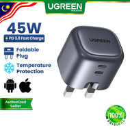 UGREEN 35W USB C Charger Nexode GaN 2 Ports Fast Charger PD Foldable Fast Charging Quick Charge USB 