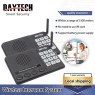 Daytech Wireless Intercom System For office Dual Way walkie talkie 27 Channel 1KM Hotel/home 对讲机