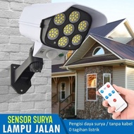 LAMPU MODEL CCTV TENAGA SURYA DENGAN REMOTE