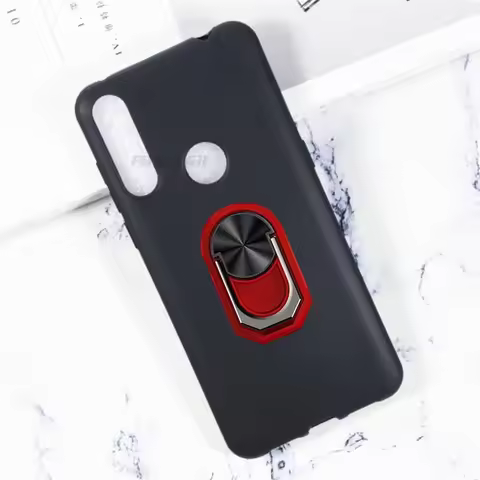 For A1 Alpha 20 6.22" 2020 Back Finger Ring Soft TPU Silicone Case For Alcatel 1S 2020 Alactel 3L 20
