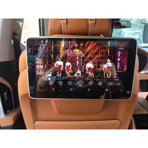 Car Headrest Seat Monitor 11.6Inch Android 12.0 4K HD 1080P WIFI Mirror Link Movie MP5 Video Player 