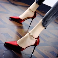 Red Stiletto Dress Women's Shoes