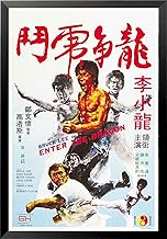 Buyartforless FRAMED Bruce Lee - Enter the Dragon 1973 - Hong Kong Version 36x24 Movie Art Print Pos