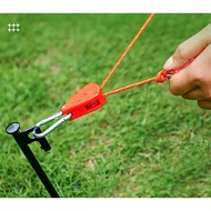 TENDA Carabiner Pulley Adjuster reflective Flysheet and Camping Tent 4M long