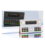 [Lapurer]F999 Ultra Sound Card Bluetooth Touch Screen Mixer K Song Recording Accompaniment Live Soun