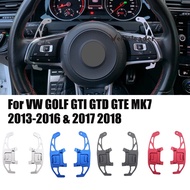 2X Car Steering Wheel Paddle Extension Shifter Aluminum For VW GOLF GTI R GTD GTE MK7 7 POLO GTI Sci