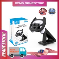 PS5 Multi-angle Axis Car Racing Game Steering Wheel Gamepad Stand Dock Base for PS5 Wireless Gaming
