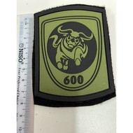 ARMY RUBBER PATCH / RUBBER PATCH 600 / FORMASI 600 / 600 /  EMBROIDERY
