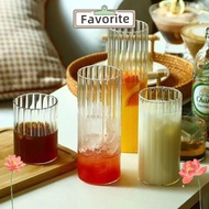 FAVORITEGOODS Tumbler Glass, Creative Transparent Water Carafe, Fashion Heat-Resistant Borosilicate 