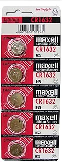 Maxell CR1632 Lithium Cell Button Battery (5 Pieces)