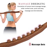 Natural Carbonized Wood Back Massager Gouache Refill Guasha Massager Stick Body Meridian Scrapping