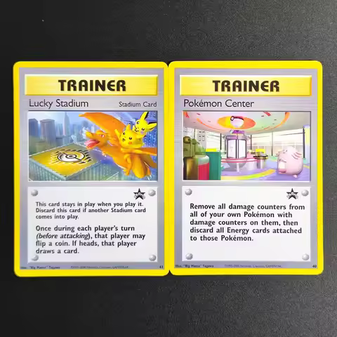 Proxy Pokemon Center Lucky Stadium WoTC New York Center Black Star Promo English PTCG Collection Gam