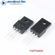 of MOSFET Bag 5 Components 5N60 FQPF5N60C 5N60C N Channel 5A 600V TO220F pxa