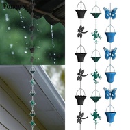 [AbabixaMY] Rain Gutter Chain, Rainwater Catcher Chain, Rainwater Collection, Outdoor