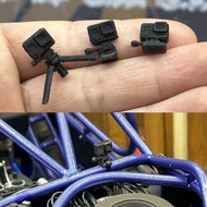 3pcs Mini Sports Camerafor 1/10 RC Crawler Car Traxxas TRX4 Defender AXIAL Accessories