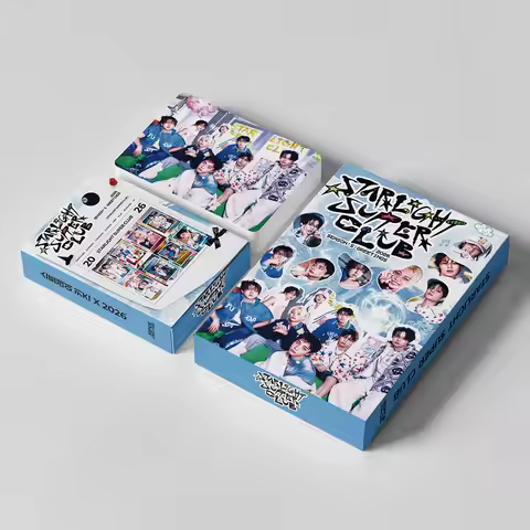 55pcs Stray Kids collection cards Season's Greetings 2026 skzoo Starlight super club peripheral LOMO