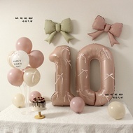 Ins Ballet Style Girl 10th Birthday 12th Birthday Balloon Decoration 30th Birthday Decoration Digita