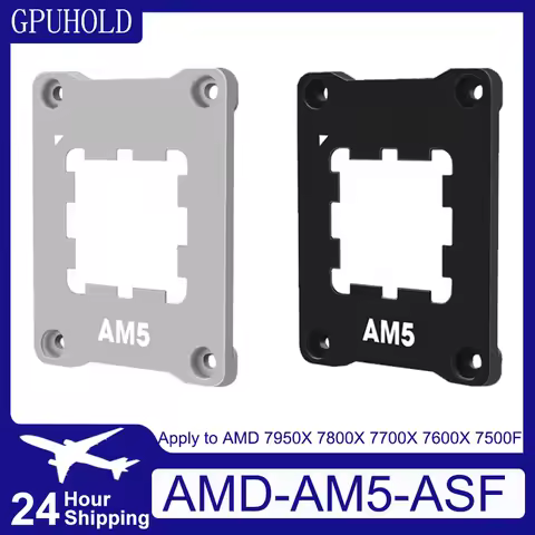 GPUHOLD Aluminum AM5 ASF CPU Bending Corrector Frame Fixing Buckle For 7950X 7800X 7700X 7600X 7500F