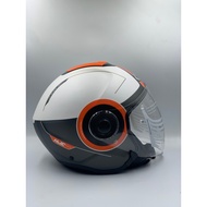 HJC Helmet I40 Panadi MC7SF Open Face - Double Visor (ECE 22.06)