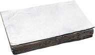 X AUTOHAUX 9pcs 236mil 6mm 1.62sqft Car Sound Deadening Mat Aluminum Heat Shield Material Universal 