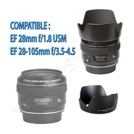 Lens Hood EW-63 II Canon EF 28mm EF 28-105mm STM Lenshood EW63II EW-63II Lens Hood Flower