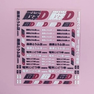 Mini 4WD Sticker - DTF UV - Initial D AE86