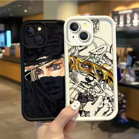 Gyro Zeppeli Jojo Steel Ball Run Phone Case For iPhone 16 Pro Max Case 15 14 13 12 11 Pro XR X XS Ma