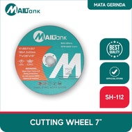 MAILTANK SH112 Mata Potong 7 Inci Mata Batu Potong Besi Cutting Wheel Cut 180 mm x 12 mm x 22 mm