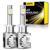 AUXITO 2Pcs 60W 12000Lm Super Bright H1 Led Car Led Headligh Auto Car H1 Headlamp Bulb 6000K White C