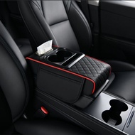 Car Armrest Box Pad Universal Storage Bag Car Tissue Box Multifunctional Storage Box Central Elbow B
