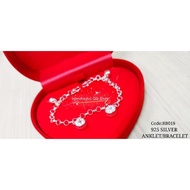 ✅ReadyStock✅#925Silver Gelang Kaki#925Silver Gelang Tangan Budak#925S Baby Anklet#925纯银脚链#宝宝纯银手脚链#银脚