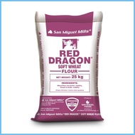 ☎ ✗ 25KG RED DRAGON SOFT WHEAT FLOUR (SAN MIGUEL MILLS) 25KG | WHOLE BAG